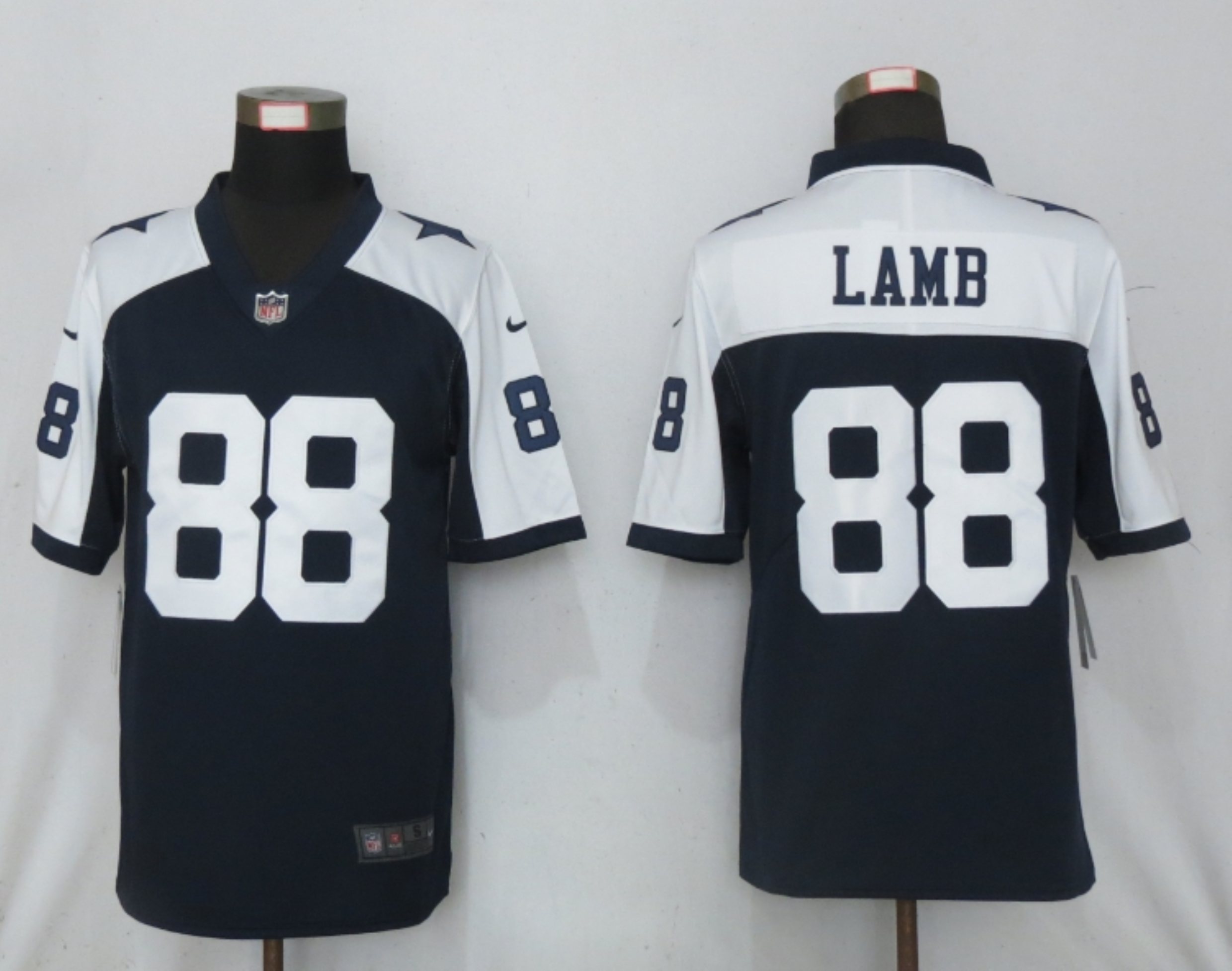 Men Nike Dallas cowboys #88 Lamb Blue Thanksgiving Limited Jersey
